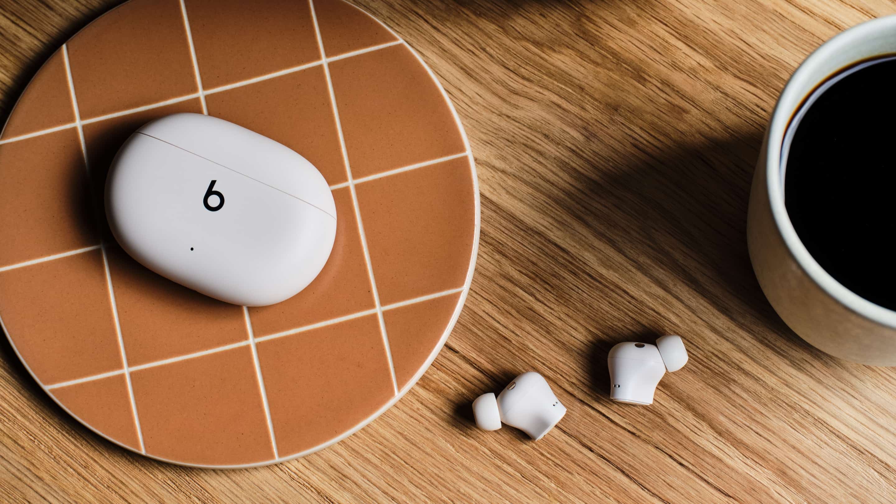 Beats Studio Buds + case and earbuds in Ivory