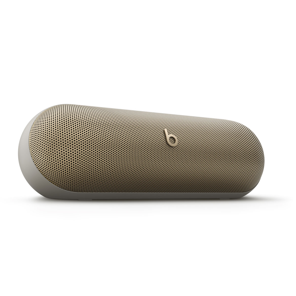 Beats Pill speaker in the colour Champagne Gold.